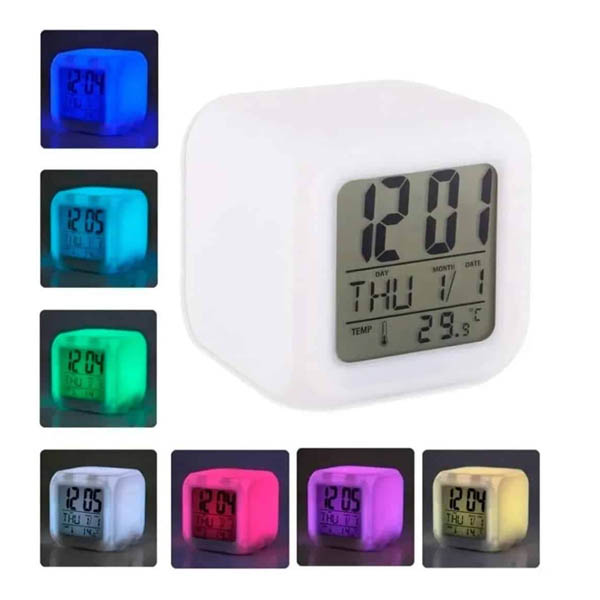 Miniatura 2 de Cubo despertador niños multiluces LED
